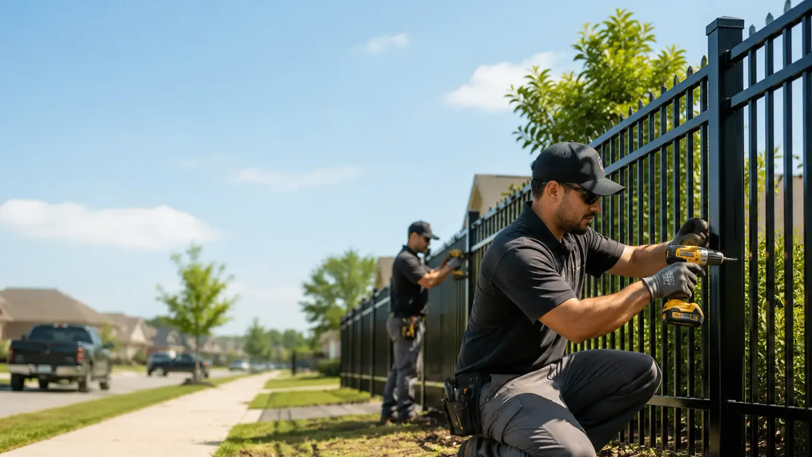 Metal Fence Installation in Morgan, PA